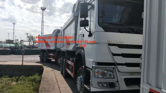 Howo7 Sinotruk Ghana 10 Wheels 6x4 Dump Truck For 40T Load Capcity 371hp