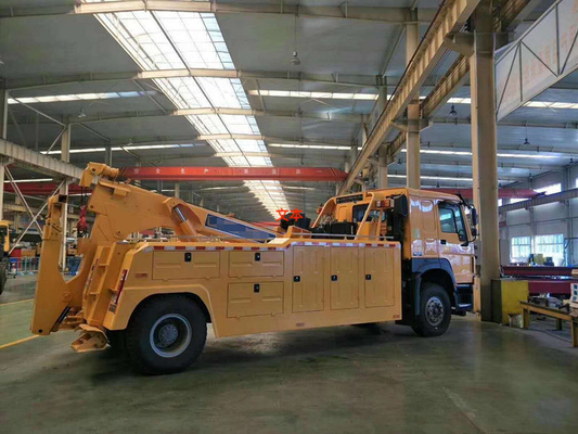 Sinotruk Howo7 Euro2 10-15T Wrecker Truck 4x2 6 Wheels With 336hp Power