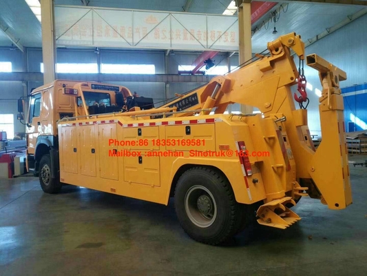Sinotruk Howo7 Euro2 10-15T Wrecker Truck 4x2 6 Wheels With 336hp Power
