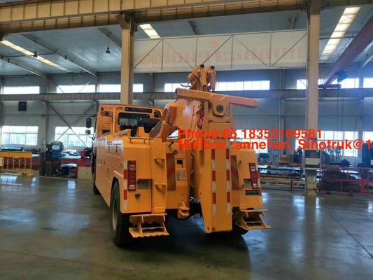 Sinotruk Howo7 Euro2 10-15T Wrecker Truck 4x2 6 Wheels With 336hp Power