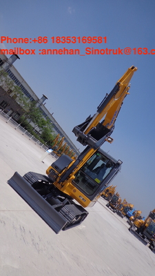 XE60D Light Duty Excavator , Hydraulic Crawler Excavator With 6T Operate Weight