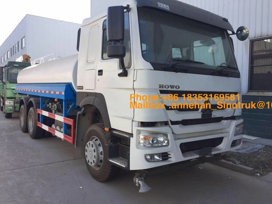 6 X 4 20000L 371hp Water Tank Truck With Spray System Of Sinotruk Howo7