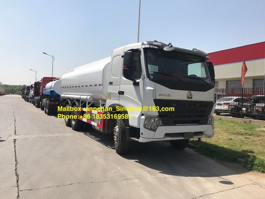 Sinotruk White Howo A7 Fuel Tank Truck 6x4 Oil Tank Truck Lhd Zz1257n4347n1