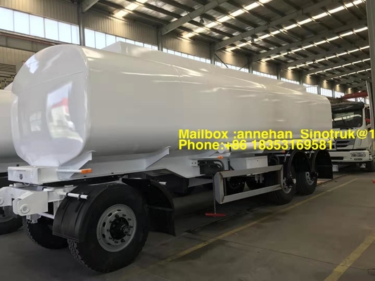 3 Axles 50000 Liters Semi Trailer Truck CIMC Fuel Tanker For Carrying / Storing Oil