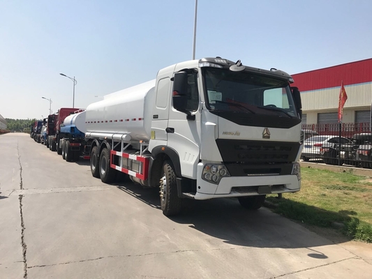 21000 Liters Sinotruk Howo A7 6x4 Fuel Tank Truck Lhd 4 Mm Tank Thickness