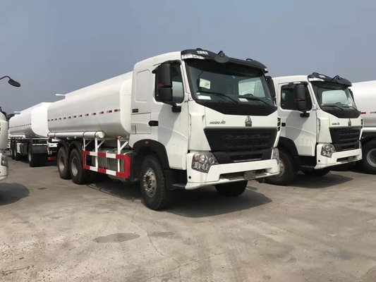 21000 Liters Sinotruk Howo A7 6x4 Fuel Tank Truck Lhd 4 Mm Tank Thickness