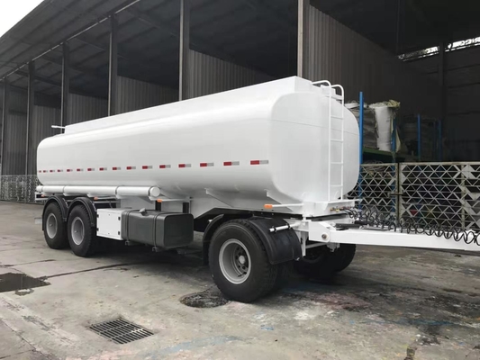 Three Axles Fuel Tanker Full Heavy Duty Semi Trailers Mechanical Suspension