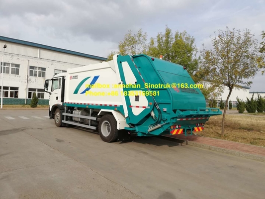 4x2 12m3 Sinotruk Howo7 Garbage Collection Truck 290hp 336hp Left Hand Drive Euro2