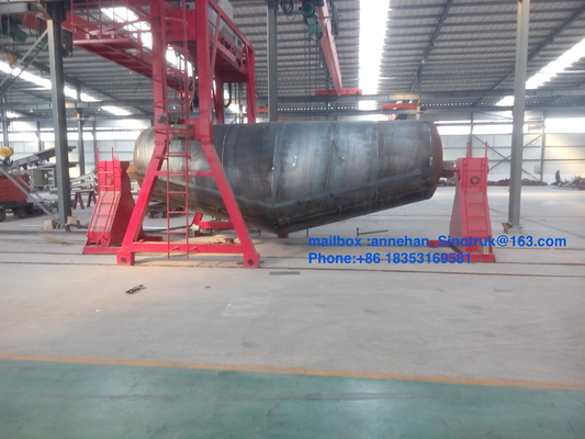 3 Fuwa Axles Concrete Mixer Semi Trailer / Bulk Cement Trailer 50-60 Cbm​