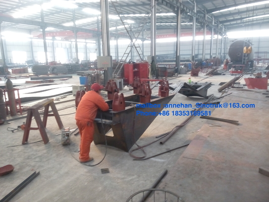 3 Fuwa Axles Concrete Mixer Semi Trailer / Bulk Cement Trailer 50-60 Cbm​