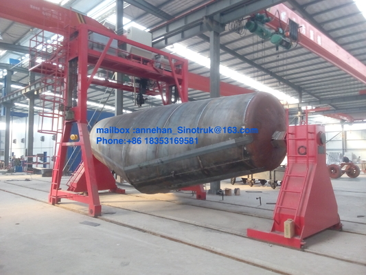 3 Fuwa Axles Concrete Mixer Semi Trailer / Bulk Cement Trailer 50-60 Cbm​