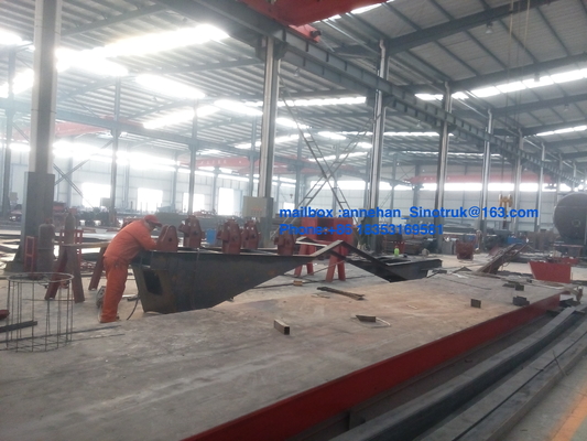 3 Fuwa Axles Concrete Mixer Semi Trailer / Bulk Cement Trailer 50-60 Cbm​