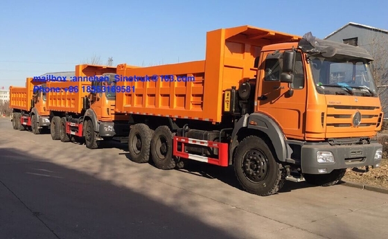 Beiben Congo Super Duty Dump Truck 6x4 20M3 40T Load Capacity 380hp Euro2