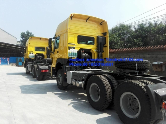 Hw79 Cabin Sinotruk Howo7 Tractor Truck 3 Sleepers 6x4 371hp Right Hand Drive