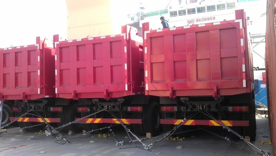 3 Axle Lhd Howo 6×4 Heavy Duty Dump Truck 371hp For Construction Business
