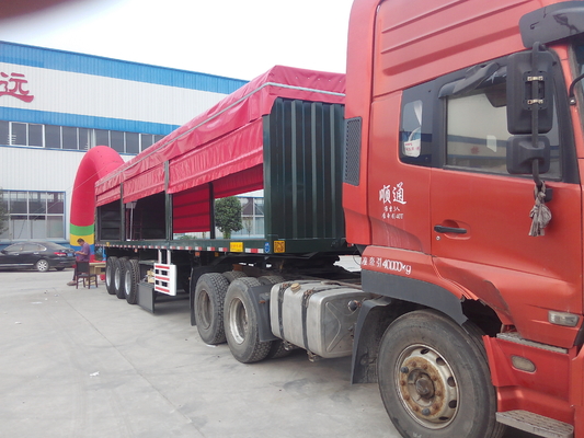 Steel Box Van Heavy Duty Semi Trailers 40 Ton Max Payload 12000*2500*3600mm
