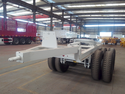 ISO Passed 2 Axles Semi Trailer Tow Dolly Trailer Two Or Four Wheels High Pull Strength