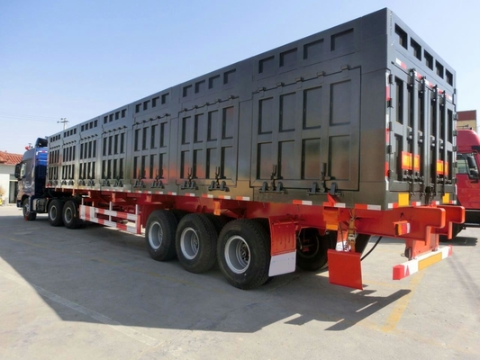 60T Loading Capacity Heavy Duty Semi Trailers For Bulk Cargo Tansport