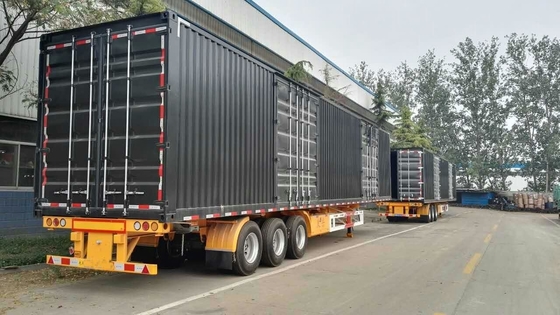 60T Loading Capacity Heavy Duty Semi Trailers For Bulk Cargo Tansport