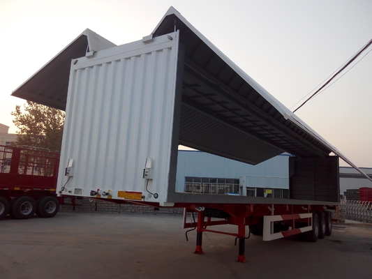 60T Loading Capacity Heavy Duty Semi Trailers For Bulk Cargo Tansport