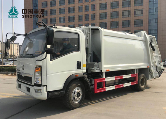 Sinotruk Howo 4x2 Compact Garbage Truck Euro 3 120hp 9cbm Without Sleeper