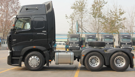 336hp Euro 3 Howo A7 Howo Tractor Truck In White Color Iso Passed