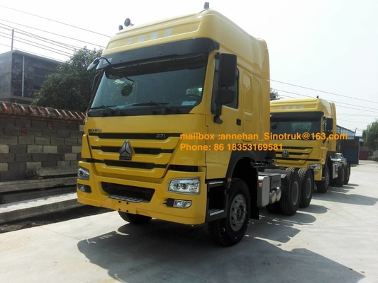 Hw79 Cabin Sinotruk Howo7 Tractor Truck 3 Sleepers 6x4 371hp Right Hand Drive