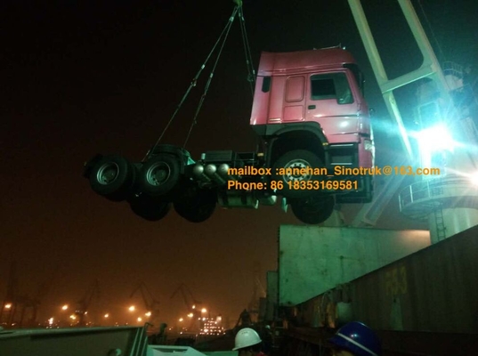 Hw79 Cabin Sinotruk Howo7 Tractor Truck 3 Sleepers 6x4 371hp Right Hand Drive