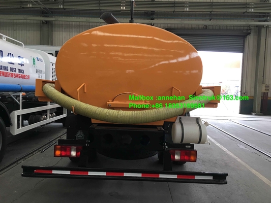 4-6m3 Sewage Suction Truck Of Sinotruk 4x2 6 Tires With Euro3