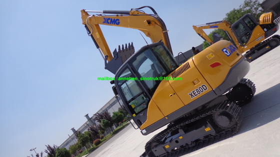 XCMG XE60D 6 Tons Mini Crawler Excavator Machine With Hydraulic System