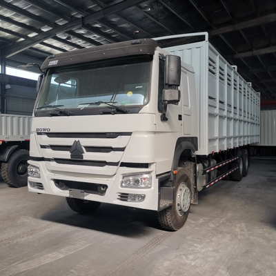 White SINOTRUK HOWO 6X4 Heavy Cargo Truck Euro II Emission Standard