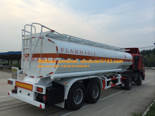 2 Axles Oil Fuel Tank Trailer Heavy Duty Semi Trailers Q345 Carbon Steel Material