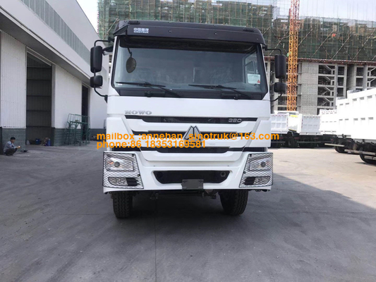 Euro4 Sino Howo Dump Truck 381hp 20M3 Front Lifting 6x4 10 Wheels Low Noise