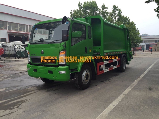4x2 6001 - 10000L Garbage Compactor Truck Special Purpose Truck Diesel Fuel Type