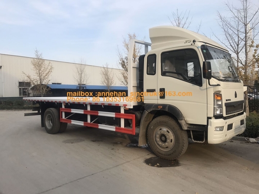 4x2 6 Tires Sinotruk Howo Flatbed Truck For 10- 20T Load Capaicty LHD