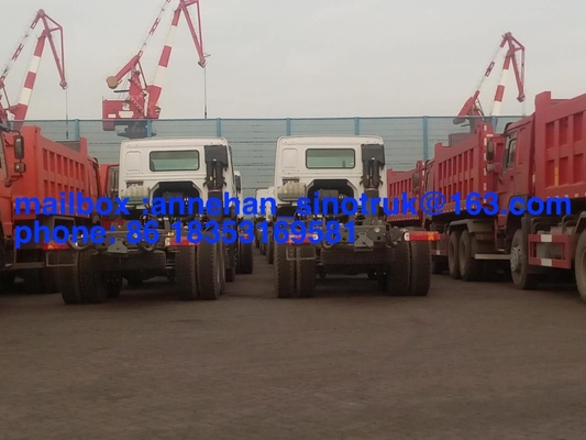 Sinotruk 6x4 10 Wheels Tractor Truck 371hp HW79 Cabin With 2 Sleepers And Air Conditioner