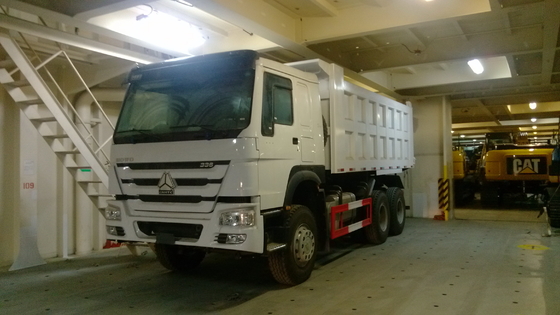 Sinotruk Howo Tipper Trucks 336hp 18M3 Mid Lifting 6x4 With 10 Wheels Lhd Euro2