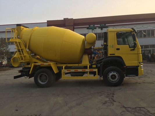 CCC Passed Fuel Saving Sinotruk Jowo 4x2 Self Loading 6 CBM Mini Concrete Mixer Truck
