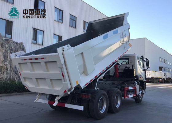 N7B Man Technology Chassis 371hp Heavy Duty Dump Truck with White Color