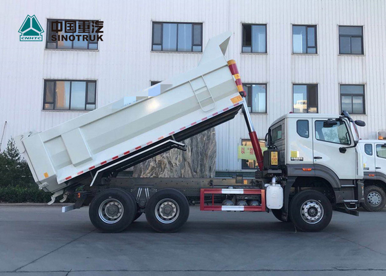 N7B Man Technology Chassis 371hp Heavy Duty Dump Truck with White Color