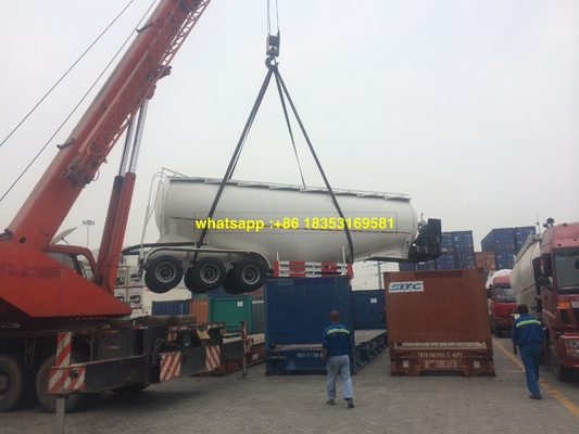 60T Weichai Engine 60M3 Bulk Cement Tank Trailer