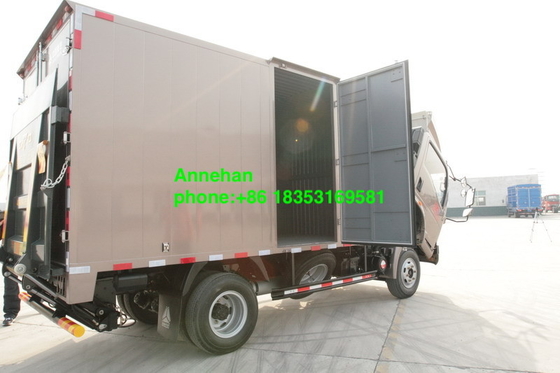Manual Container 10t Cargo Van Truck
