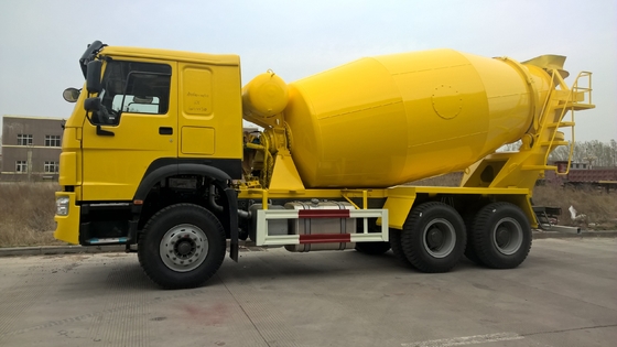 6x4 12 Cubic Meters Sinotruk Howo Mobile Concrete Mixer Truck Sinotruk Howo Yellow Color