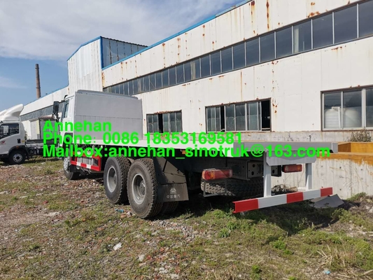 Euro2 Left Hand Drive Flatbed Cargo Truck With 8000mm Length Bed