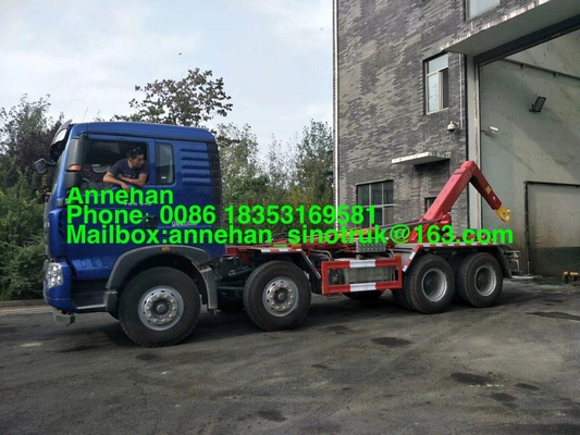 Hook Arm Sinotruk Howo7 6x4 Euro2 Garbage Compactor Truck