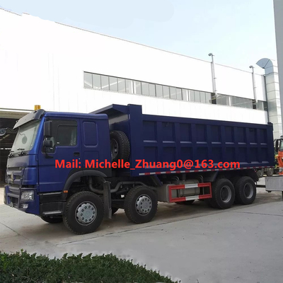 Sinotruk Howo 8*4 Heavy Duty Tipper Trucks  Horsepower 371hp
