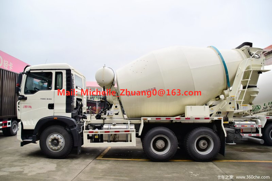 10 Wheels 12 Cubic 6x4 371hp Howo Concrete Mixer Truck
