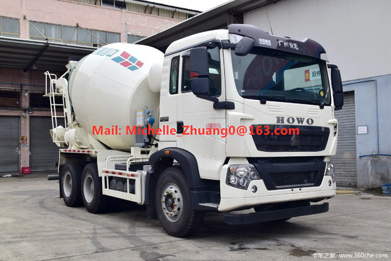 10 Wheels 12 Cubic 6x4 371hp Howo Concrete Mixer Truck