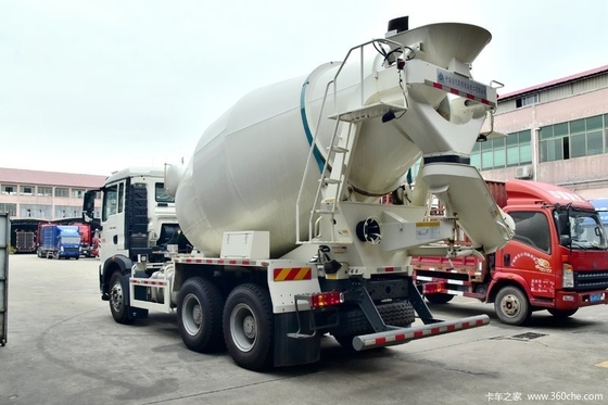 10 Wheels 12 Cubic 6x4 371hp Howo Concrete Mixer Truck