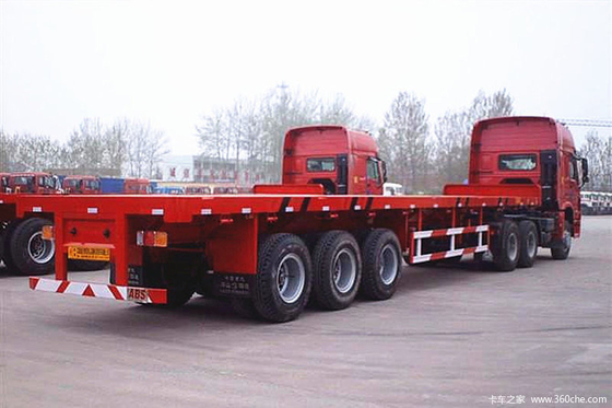 3 Axle Low Bed 11.00r20 Heavy Duty Semi Trailers